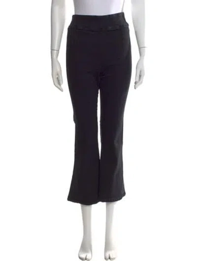 Pre-owned Frame Flared Pants In Black