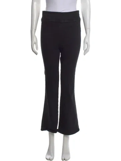 Pre-owned Frame Flared Pants In Black
