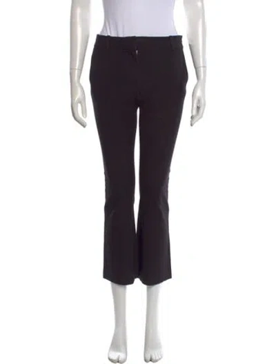Pre-owned Frame Flared Pants In Black