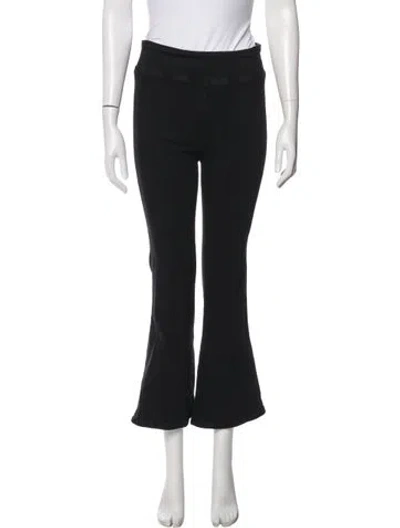 Pre-owned Frame Flared Pants In Black
