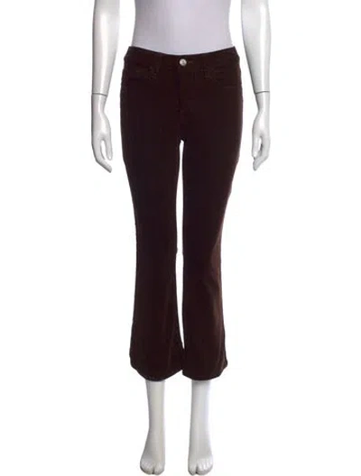 Pre-owned Frame Flared Pants In Black