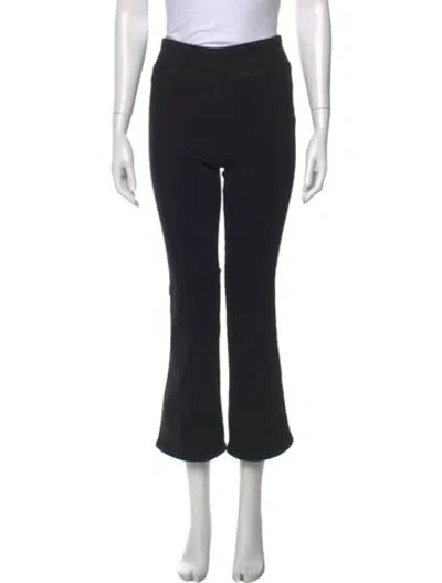 Pre-owned Frame Flared Pants In Black