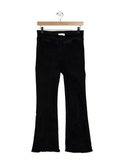 Pre-owned Frame Flared Pants In Black