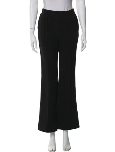 Pre-owned Frame Flared Pants In Black