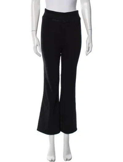 Pre-owned Frame Flared Pants In Black