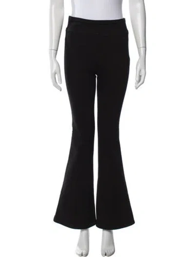 Pre-owned Frame Flared Pants In Black