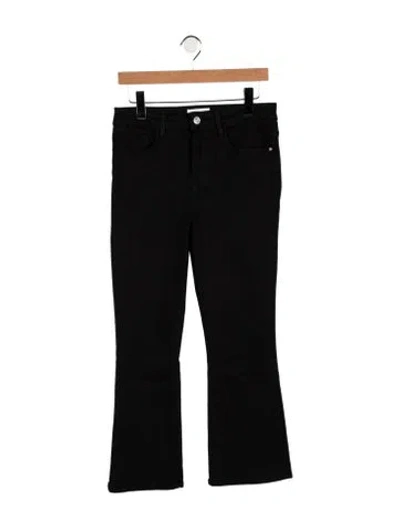 Pre-owned Frame Flared Pants In Black