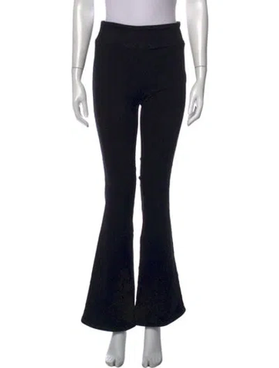 Pre-owned Frame Flared Pants In Black
