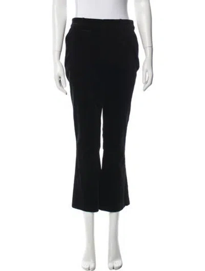 Pre-owned Frame Flared Pants In Black