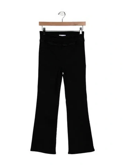 Pre-owned Frame Flared Pants In Black