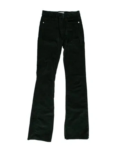 Pre-owned Frame Flared Pants In Black