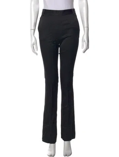 Pre-owned Frame Flared Pants In Black