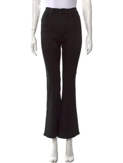 Pre-owned Frame Flared Pants In Black