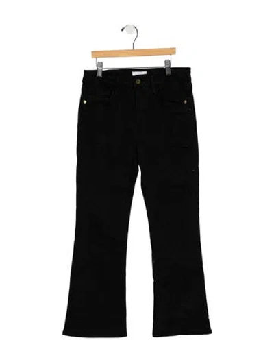 Pre-owned Frame Flared Pants In Black
