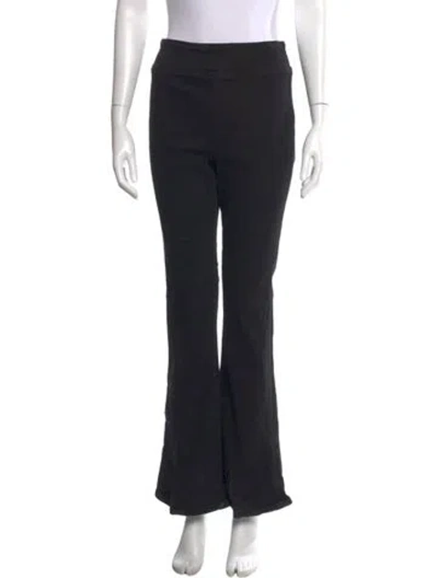 Pre-owned Frame Flared Pants In Black