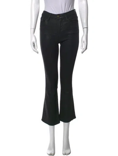 Pre-owned Frame Flared Pants In Black