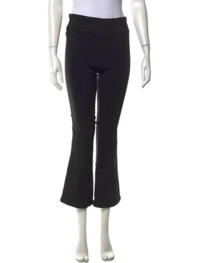 Pre-owned Frame Flared Pants In Black