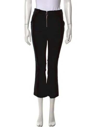Pre-owned Frame Flared Pants In Black
