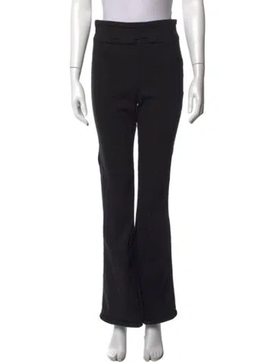 Pre-owned Frame Flared Pants In Black