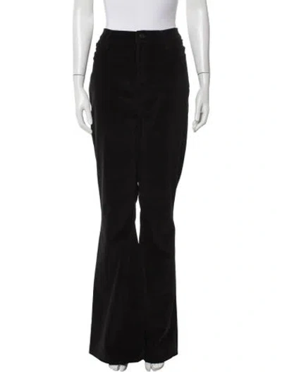 Pre-owned Frame Flared Pants In Black