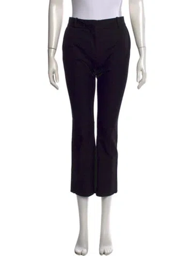 Pre-owned Frame Flared Pants In Black