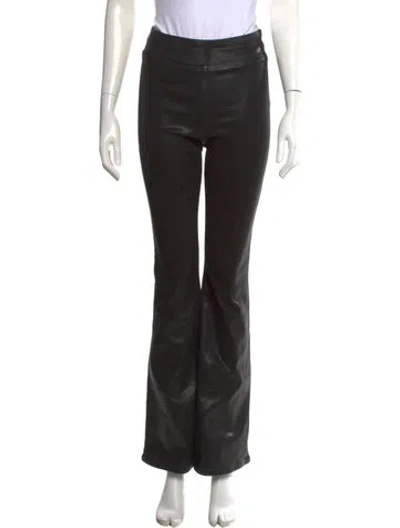 Pre-owned Frame Flared Pants In Black