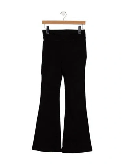 Pre-owned Frame Flared Pants In Black