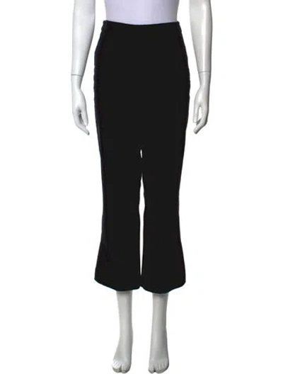 Pre-owned Frame Flared Pants In Black