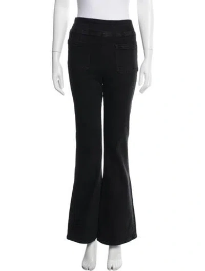Pre-owned Frame Flared Pants In Black