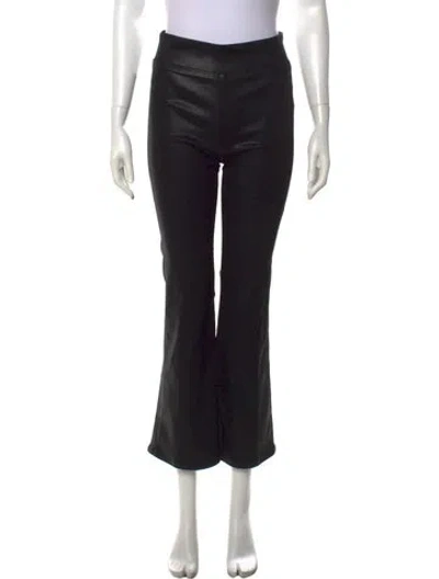 Pre-owned Frame Flared Pants In Black