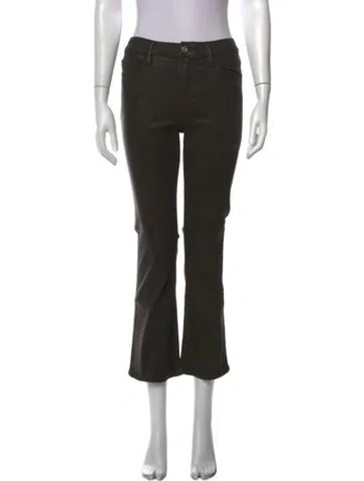 Pre-owned Frame Flared Pants In Black