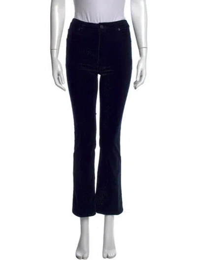 Pre-owned Frame Flared Pants In Black