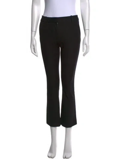 Pre-owned Frame Flared Pants In Black