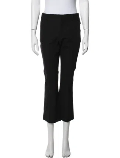 Pre-owned Frame Flared Pants In Black
