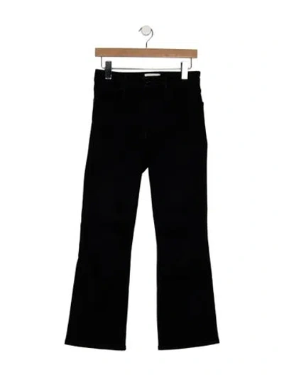 Pre-owned Frame Flared Pants In Black