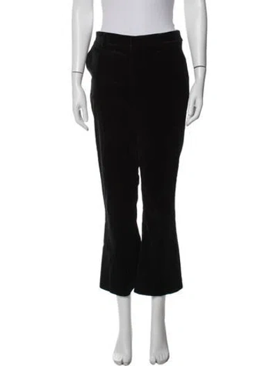 Pre-owned Frame Flared Pants In Black