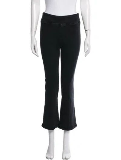 Pre-owned Frame Flared Pants In Black