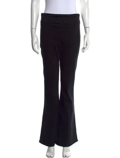 Pre-owned Frame Flared Pants In Black
