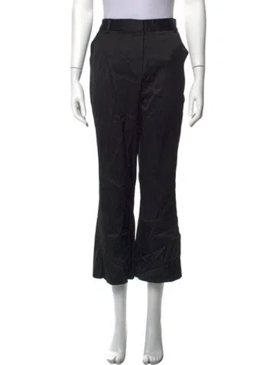 Pre-owned Frame Flared Pants In Black