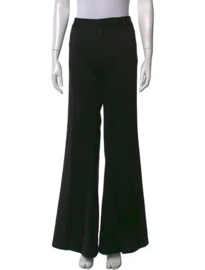 Pre-owned Frame Flared Pants In Black