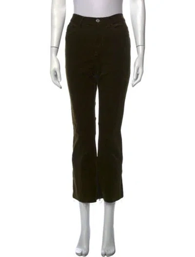 Pre-owned Frame Flared Pants In Black