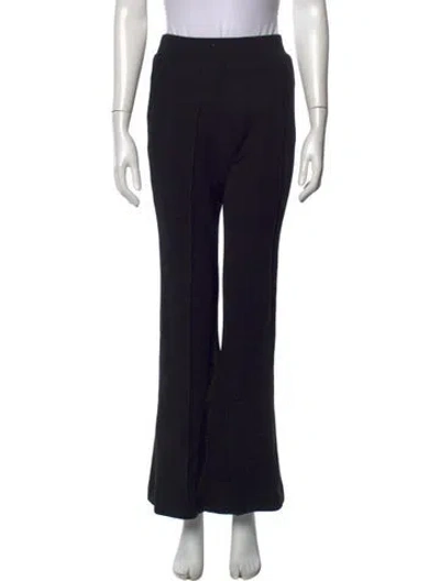 Pre-owned Frame Flared Pants In Black
