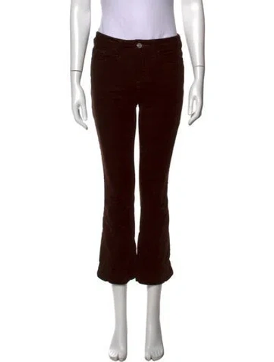 Pre-owned Frame Flared Pants In Black