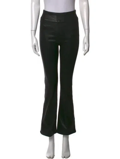Pre-owned Frame Flared Pants In Black