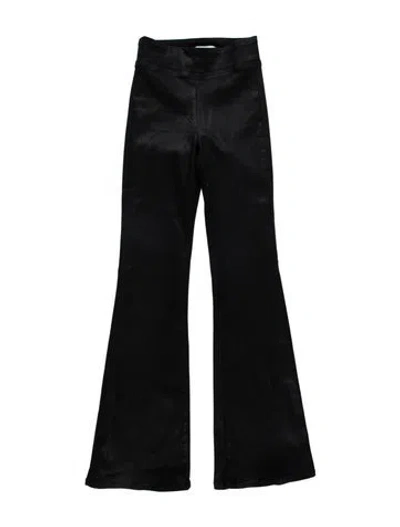 Pre-owned Frame Flared Pants In Black