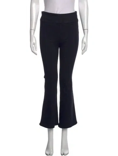 Pre-owned Frame Flared Pants In Black