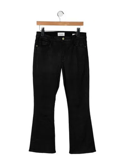 Pre-owned Frame Flared Pants In Black