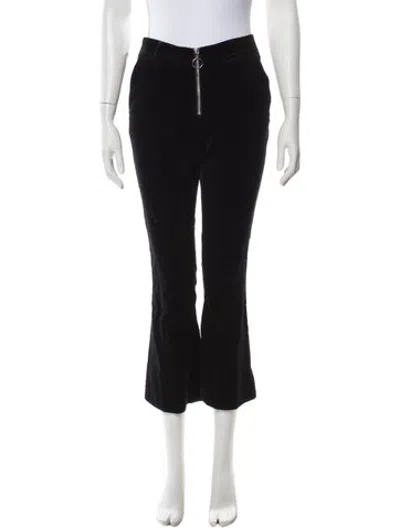 Pre-owned Frame Flared Pants In Black