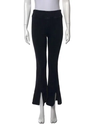 Pre-owned Frame Flared Pants In Black