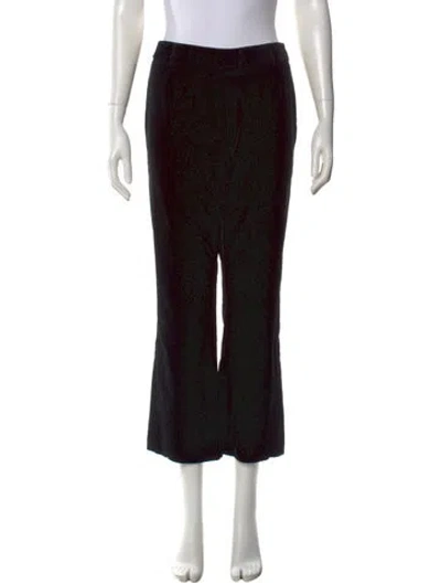 Pre-owned Frame Flared Pants In Blue